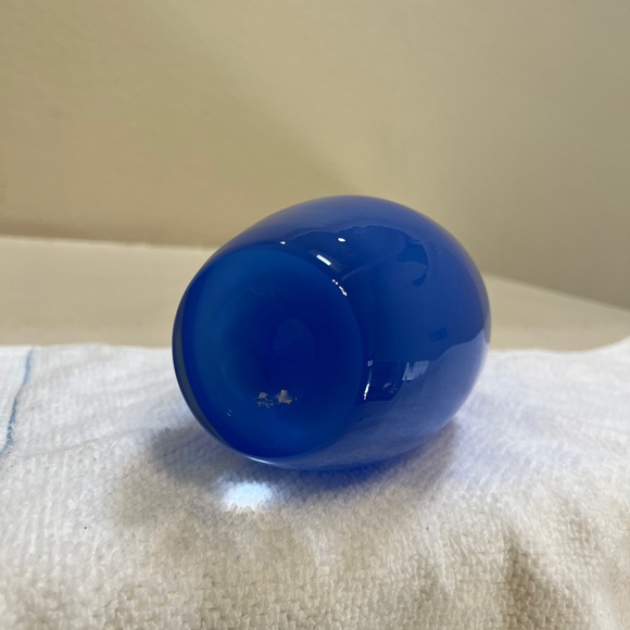 NORDSTROM at home beautiful vase.Hand made in Poland.SKY BLUE - Picture 10 of 11